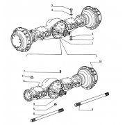 s76032553 Assale Anteriore per Fiat Allis FR130 (76032553)