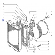 79109157 RADIATORE FD175